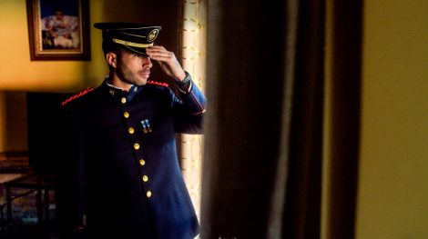 militar de boda