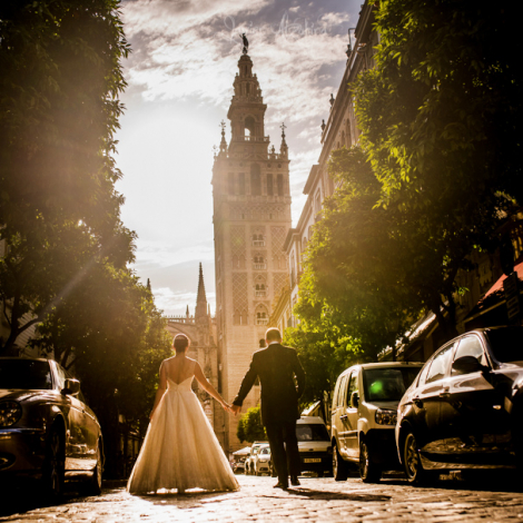 FOTOS POSTBODA EN SEVILLA TORRE DEL ORO PUENTE TRIANA